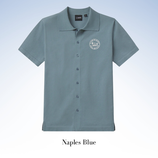 CUTS CLOTHING RIVIERA KNIT BUTTON UP