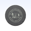 SET OF 4 SLATE COASTERS - 4"